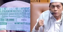 Biaya parkir pengajian Gus Iqdam menjadi sorotan netizen (Sumber: X/@bung_madin dan @gusiqdamchannel)
