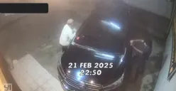 Aksi pencurian spion mobil di kawasan Taman Ratu, Duri Kepa, Kebon Jeruk, Jakarta Barat. (Sumber: Dok. Warga)