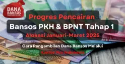 Surat undangan pencairan bansos PKH dan BPNT tahap 1 via PT Pos sudah mulai didistribusikan. (Sumber: Poskota/Aldi Haranda Irawan)