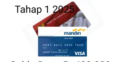 Saldo dana Rp400.000 dari bansos Atensi YAPI tahap 1 2025 disalurkan bertahap ke Rekening Bank Himbara. (Sumber: Poskota/Gabriel Omar Batistuta)