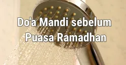 Ilustrasi mandi sebelum puasa Ramadhan 2025. (Sumber: Poskota/Dzikri)