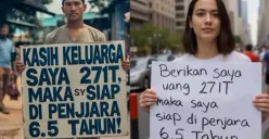 Poster warga yang mencibir keputusan Majelis Hakim tinda pidana korupsi (Tipikor). (TikTok) (Sumber: TikTok)