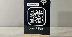 Cara menghubungkan WiFi melalui scan barcode. (Sumber: Pinterest)