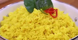 Resep nasi kuning yang dijamin enak, harum, dan gurih (Sumber: Tangkap Layar YouTube/Rudy dan Sahabat TV)