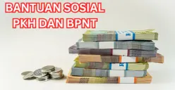 Bantuan sosial PKH dan BPNT. (Sumber: Poskota/Legenda Kinanty Putri)