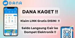 Klaim sekarang, hari ini, 7 Januari 2025, link DANA kaget resmi senilai Rp250.000 langsung cair ke dompet elektronik. (Sumber: Poskota/Aldi Harlanda Irawan)