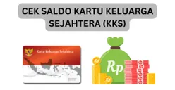 Tutorial cek saldo Kartu Keluarga Sejahtera. (Sumber: Poskota/Legenda Kinanty Putri)