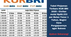 Tampilan laman resmi KUR BRI (https://kur.bri.co.id/) untuk mempermudah pengajuan pinjaman secara online. (Sumber: Poskota/Yusuf Sidiq)