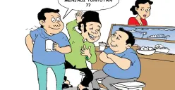 Obrolan Warteg: Pesan Keadilan (Sumber: Poskota/Yudhi Himawan)