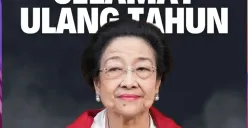 Hari ini, 23 Januari 2025 Ketua Umum PDI Perjuangan Megawati Soekarnoputri merayakan ulang tahunnya yang ke-78 tahun. (Sumber: Instagram @genbanteng)