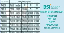 Ajukan pinjaman KUR BSI tanpa biaya admin dan provisi. (Sumber: Poskota/Faiz)