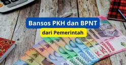 Daftar bansos PKH dan BPNT periode 2025 melalui Cek Bansos. (Canva)