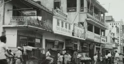 Potret Jakarta tempo dulu, area Glodok, sekitaran tahun 1953 dan 1960. (Sumber: Wikimedia Commons)