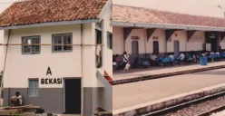 Potret suasana Stasiun Bekasi 1988. (Sumber: IRPS)