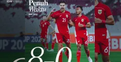 Timnas Indonesia libas Brunei 8-0 (Sumber: X/@TimnasIndonesia)