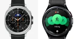 Ilustrasi perbandingan Galaxy Watch 8 Classic (kiri) vs Galaxy Watch 6 Classic (kanan). (Sumber: Samsung)