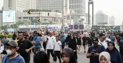 Rute transportasi umum menuju CFD Sudirman Jakarta. (Sumber: Poskota/Bilal Nugraha Ginanjar)