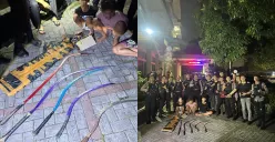 Tim Patroli Perintis Presisi Sat Samapta Polres Metro Jakarta Pusat kembali menggagalkan aksi tawuran dan menangkap tiga remaja bersenjata tajam di wilayah, Senin 2 Juni 2025 dini hari. (Sumber: Polres Metro Jakarta Pusat)