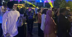 Festival cahaya bertajuk "Jakarta Illumination Island Festival di Pulau Pramuka, Kepulauan Seribu pada Senin, 2 Juni 2025. (Sumber: Istimewa)