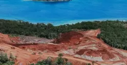 Kondisi pertambangan nikel di Pulau Gag, Raja Ampat, Papua Barat Daya. (Sumber: Instagram/@greenpeaceid)