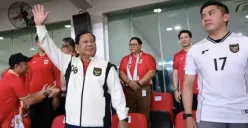 Timnas Indonesia Dapat Jam Tangan Rolex Usai Jamuan Makan Siang Bersama Prabowo. (Sumber: Dok/BPMI Setpres)