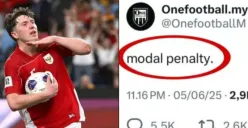 Akun media Malaysia diduga sindir Timnas Indonesia. (Sumber: Kolase/Dok.Timnas Indonesia/ X: @OnefootballM)