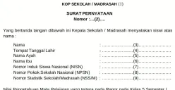 Ilustrasi lembar biodata dalam pendaftaran PPDB 2025. (Sumber: Istimewa)