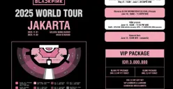 Panduan lengkap beli tiket BLACKPINK World Tour 2025 di Jakarta, jadwal konser 1-2 November, harga semua kategori. (Sumber: Instagram/@ime_indonesia)