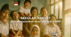 Ilustrasi sekolah rakyat, pendaftaran guru sekolah rakyat 2025 dibuka! (Sumber: X/@penjagaharapan)