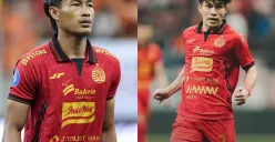 Potret pemain Persija Jakarta, Hansamu Yamu (kiri) dan Ryo Matsumura (kanan) yang berpotensi dilepas Macan Kemayoran. (Sumber: X/mediapersija)