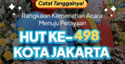 Masih ada puluhan acara seru HUT Jakarta 498 tahun! Ikuti Jakarnaval, festival ondel-ondel, pameran seni, dan acara gratis lainnya. Cek di sini! (Sumber: Instagram/@dkijakarta)