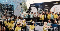 Bank Mandiri menggelar Mandiri Jogja Marathon (MJM) 2025 di kawasan heritage Candi Prambanan, Yogyakarta, Minggu, 22 Juni 2025. (Sumber: Dok. Mandiri)