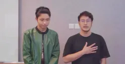 Potret Dimas Anggara (kanan) dan Keisha Alvaro (kiri) bersama-sama mengklarifikasi dugaan kekerasan di lokasi syuting. (Sumber: Instagram/dimsanggara)