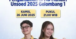 Link Unsoed Pengumuman Mandiri Hari Ini Kamis 26 Juni 2025 Lengkap dengan Jadwalnya (Sumber: Instagram/unsoedofficial_1963)