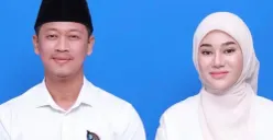 Potrait Clara Shinta dengan calon suami, Muhammad Alexander Assad. (Sumber: Instagram/@clarashintareal)
