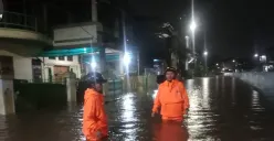 Banjir yang melanda Kabupaten Tangerang, Provinsi Banten akibat hujan yang turun cukup deras sejak semalam membuat hari ini, Selasa4 Maret 2025 merendam ribuan rumah. (Sumber: Dok BPBD Tangerang Selatan)