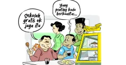 Obrolan Warteg: Sekolah Rakyat (Sumber: Poskota/Arif Setiadi)