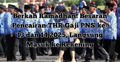 Ramadhan 2025 membawa berkah dengan pencairan Gaji ke-13 dan THR untuk pensiunan PNS. Yuk, sambut momen bahagia ini dengan persiapan matang! (Sumber: Poskota/Yusuf Sidiq)