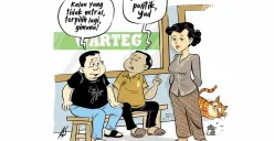 Obrolan Warteg: PSU Tanpa Politik Uang (Sumber: Poskota/Arif Setiadi)