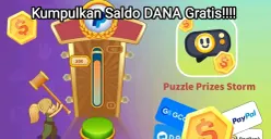 Aplikasi game penghasil saldo DANA gratis Puzzle Prizes Storm. (Sumber: Play Store)