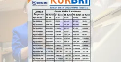 Ilustrasi tabel angsuran KUR BRI 2025. (Sumber: Poskota/Dzikri)