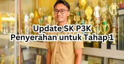 Informasi terbaru seputar penyerahan SK P3K. (Sumber: Poskota/Arip Apandi)