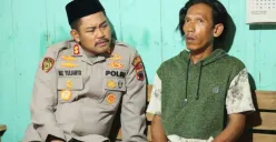 Kapolres Grobogan mendatangi warga yang menjadi korban salah tangkap oleh anggotanya. (Sumber: Polres Grobogan)