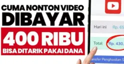 Raih saldo DANA gratis Rp400.000 hanya dengan nonton video. Ikuti langkah mudahnya dan buktikan sendiri. (Sumber: YouTube/@Kerah Kuning)