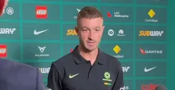 Striker Timnas Australia, Adam Taggart, menegaskan kesiapannya untuk memberikan kontribusi terbaik dalam laga kualifikasi Piala Dunia FIFA 2026. (Sumber: @socceroos)