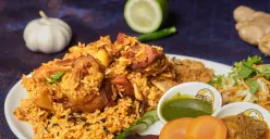 Salah satu hidangan khas Lebaran, Nasi Biryani dari Persia. (Sumber: Pixabay/shouravsheikh)