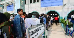Suasana di Stasiun Pasar Senen jelang musim mudik libur lebaran 2025. (Sumber: Dok. KAI Daop 1 Jakarta)