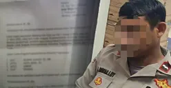 Oknum polisi yang nekat minta THR dengan kop surat palsu terciduk Propam dan langsung ditahan. (Sumber: Instagram/@bacottetanggaid)