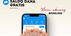 Klaim saldo DANA gratis Rp200.000 dari game penghasil uang. (Sumber: Poskota/Della Amelia)