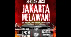 Polisi Kerahkan 1.824 Personel Untuk Amankan Aksi Demo di Gedung DPR Hari Ini 27 Maret 2025 (Sumber: X/@barengwarga)
